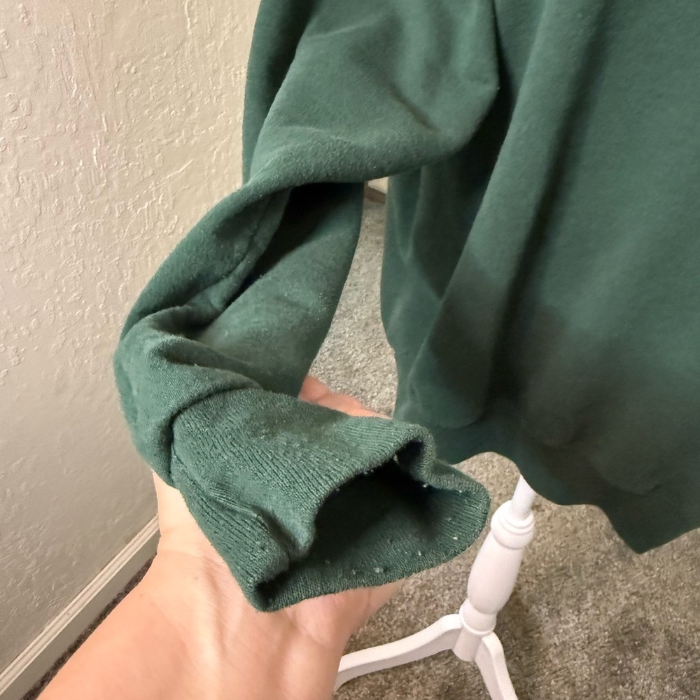 Champion Oversized Green and White Hoodie - Picture 4 of 6